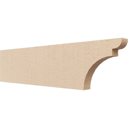 Ekena Millwork 2in. W x 8in. H x 32in. L Yorktown Woodgrain TimberThane Rafter Tail, Primed Tan RFTUR02X08X32YORRCPR